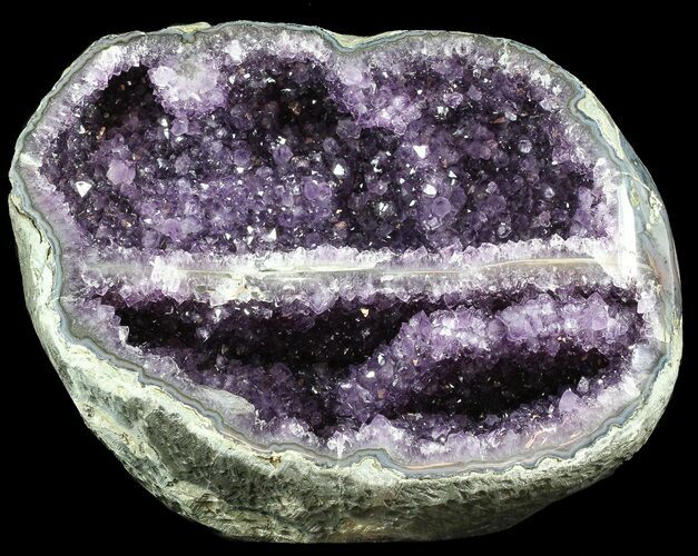 Double Chambered Amethyst Geode - Uruguay #46274